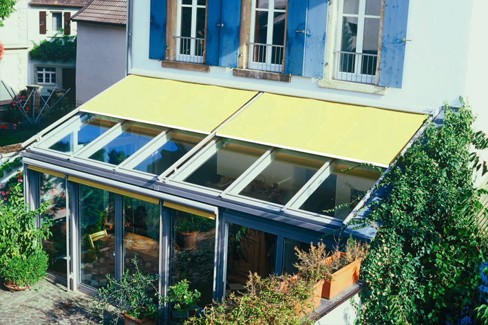 Glasbeschattung  
